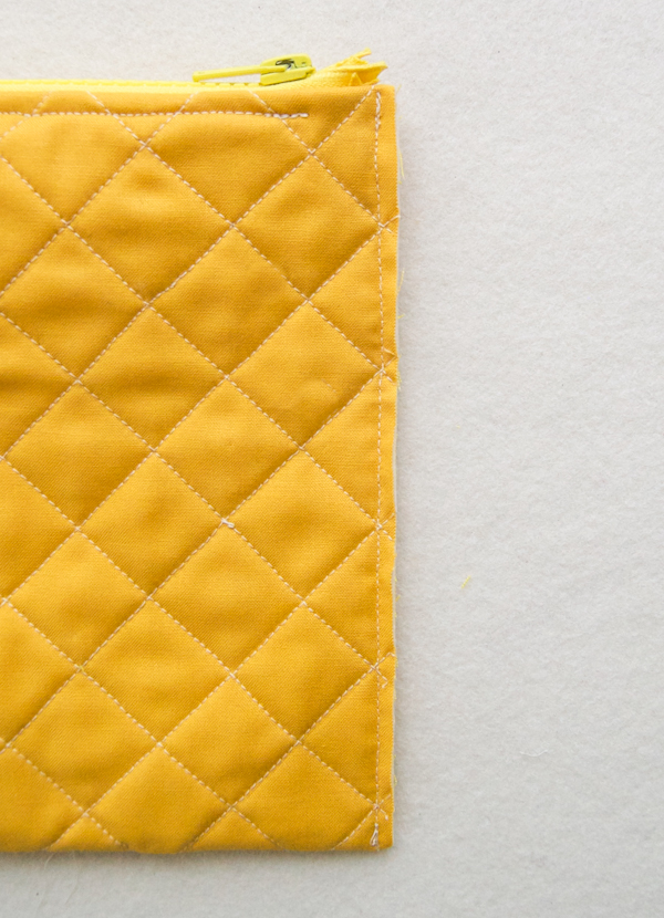 Quilted Zipper Pouches | Purl Soho