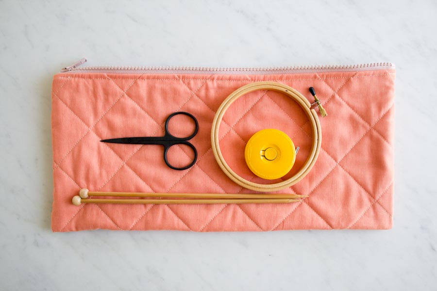 Quilted Zipper Pouches | Purl Soho