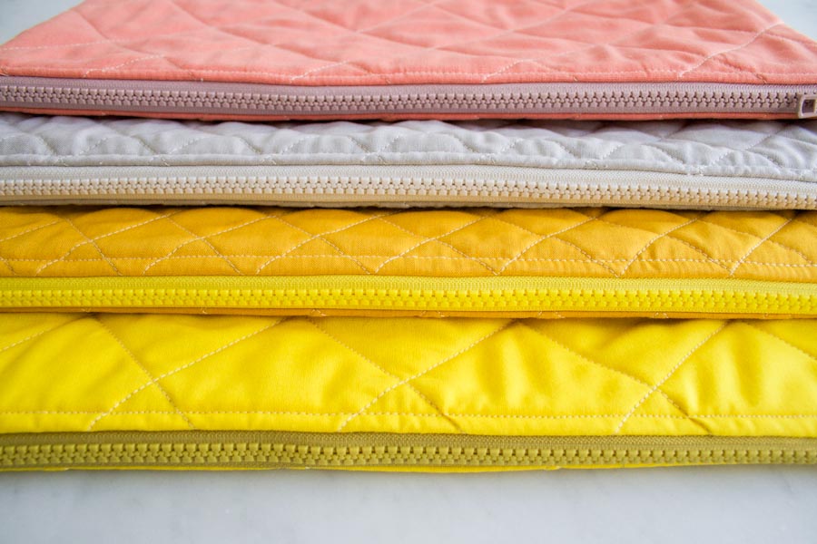 Quilted Zipper Pouches | Purl Soho