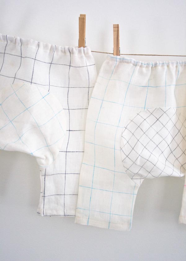 Baby Pants in Linen Grid | Purl Soho