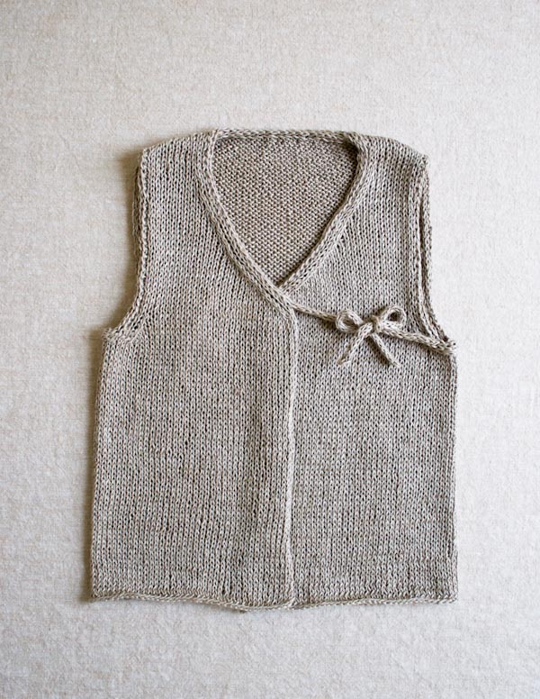 Linen Vest for Babies | Purl Soho