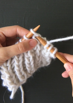Working into the Stitch Below | Purl Soho