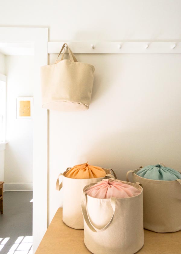 Drawstring Bucket Tote | Purl Soho