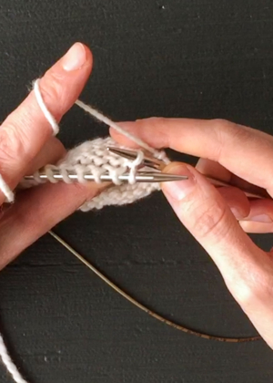 Increase into Purl Bump | Purl Soho