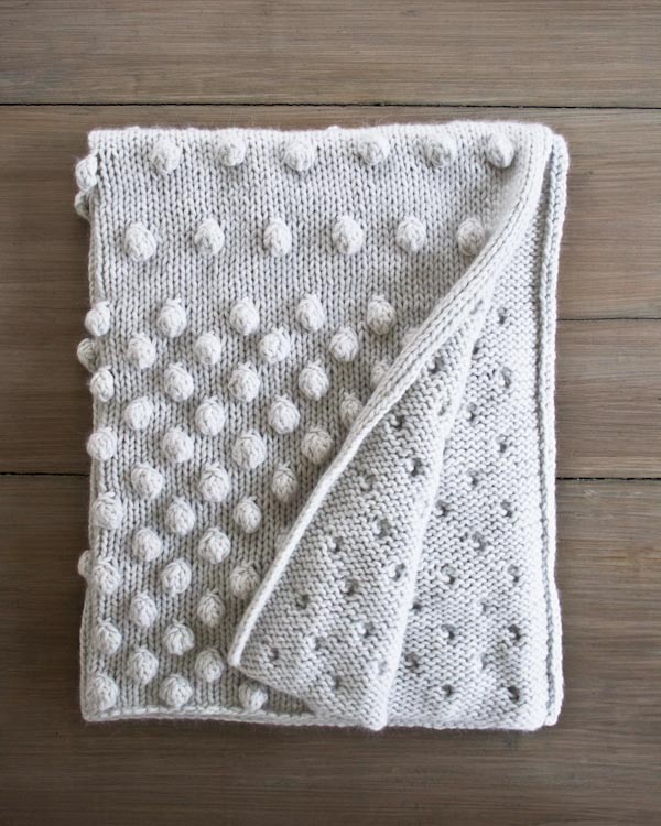 Falling Bobbles Blanket | Purl Soho