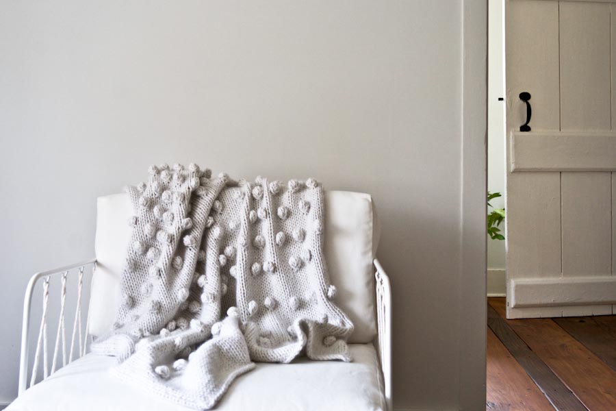 Falling Bobbles Blanket | Purl Soho