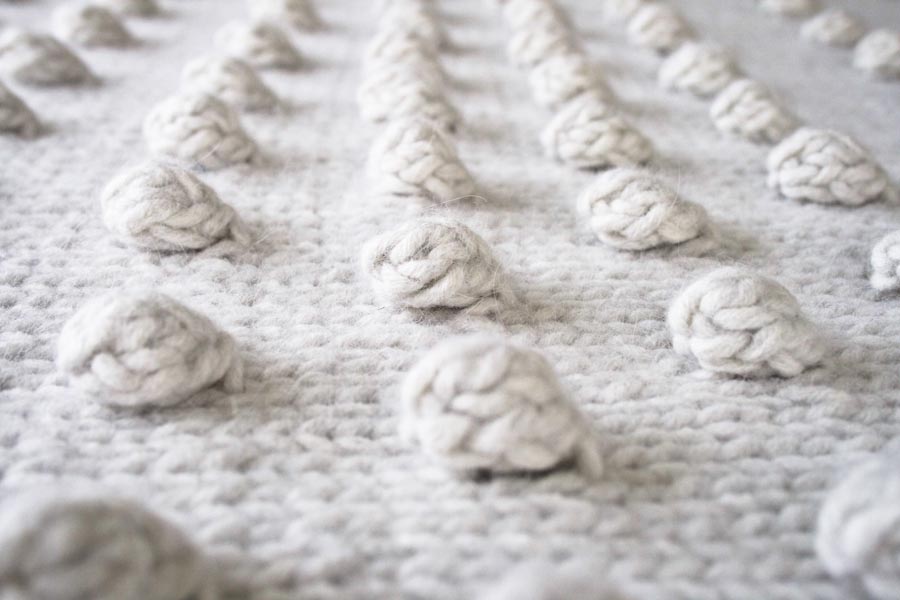 Falling Bobbles Blanket | Purl Soho