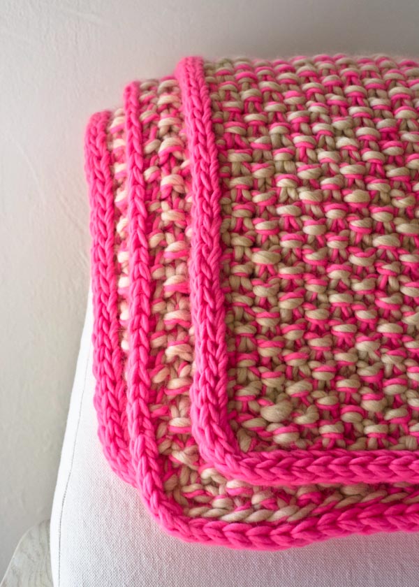 Eleventh Hour Marled Blanket | Purl Soho