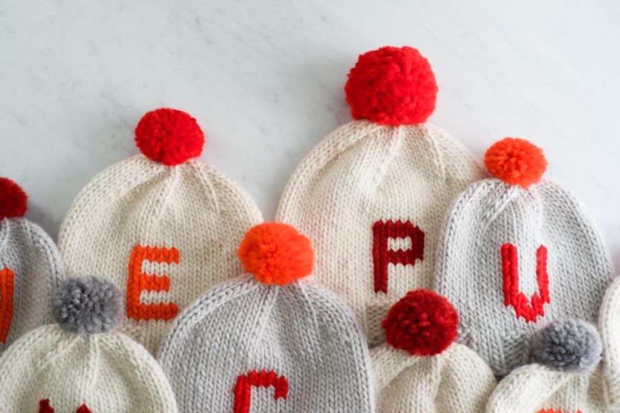 Monogrammed Hats for Everyone | Purl Soho