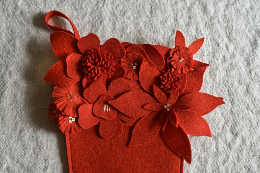 Winter Flower Christmas Stockings | Purl Soho