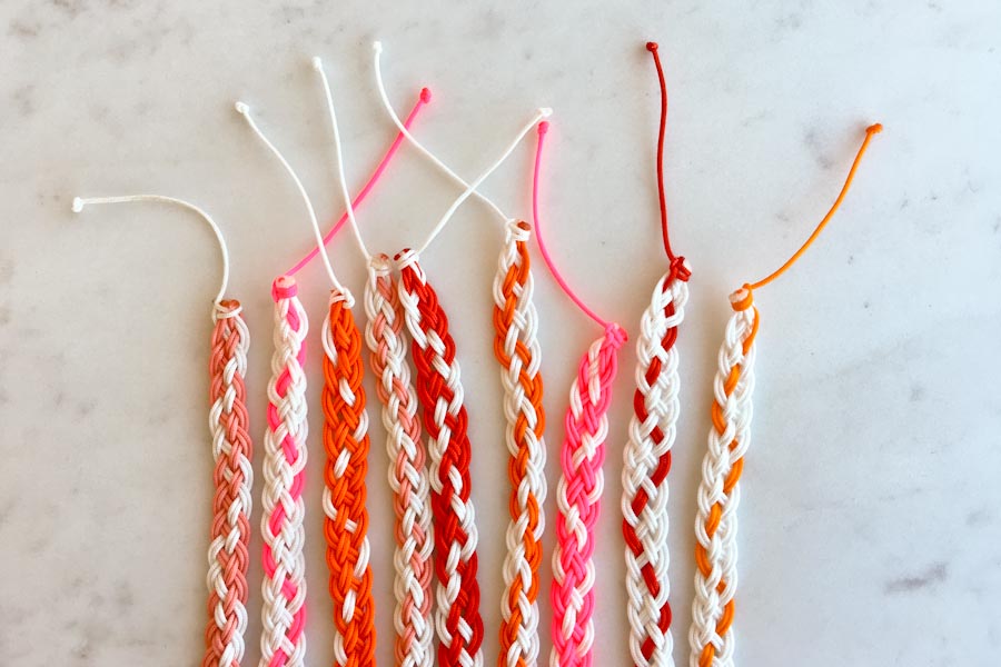 Braided Friendship Bracelets for Valentine’s Day | Purl Soho