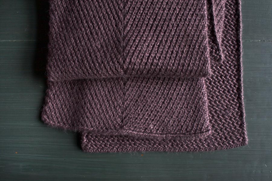 Diagonal Twist Scarf | Purl Soho