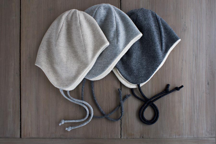 Wool + Cotton Sewn Ear Flap Hat | Purl Soho