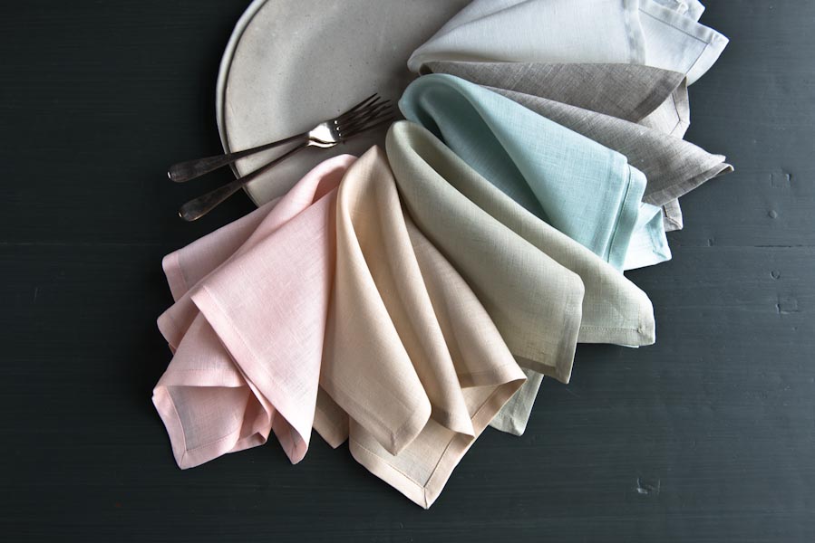 Classic Mitered Corner Napkins in Early Spring Bundle | Purl Soho