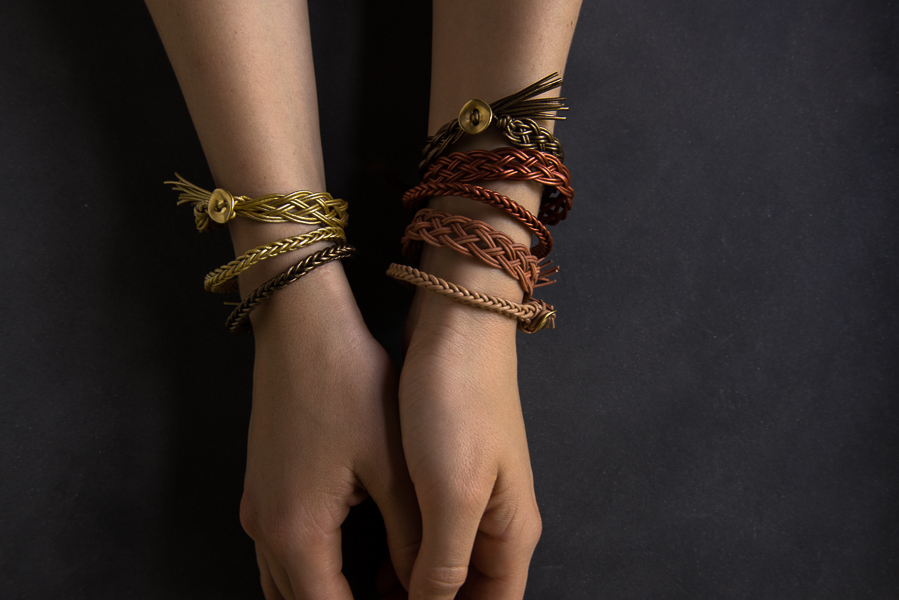 Braided Leather Bracelets | Purl Soho