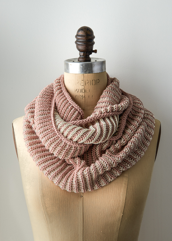 Two-Color Cotton Cowl | Purl Soho