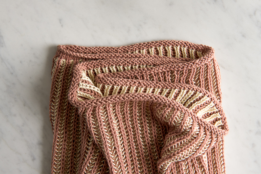 Two-Color Cotton Cowl | Purl Soho