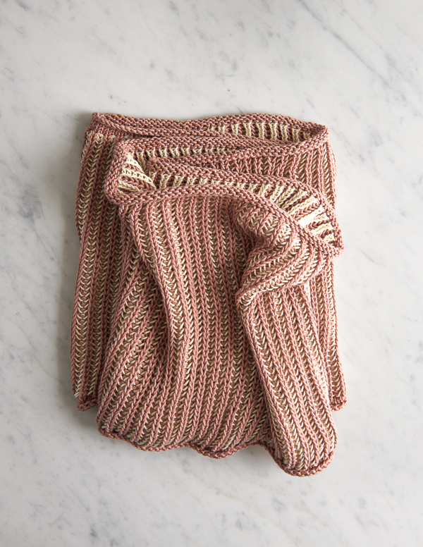 Two-Color Cotton Cowl | Purl Soho