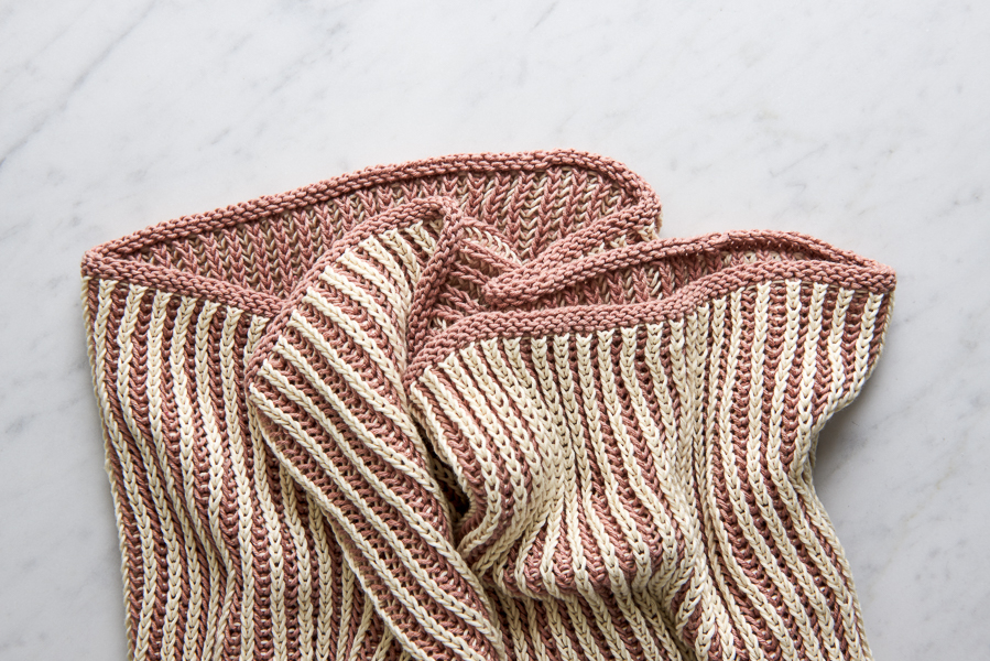 Two-Color Cotton Cowl | Purl Soho