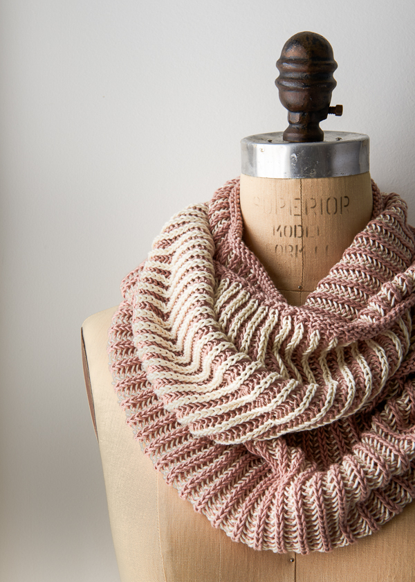 Two-Color Cotton Cowl | Purl Soho