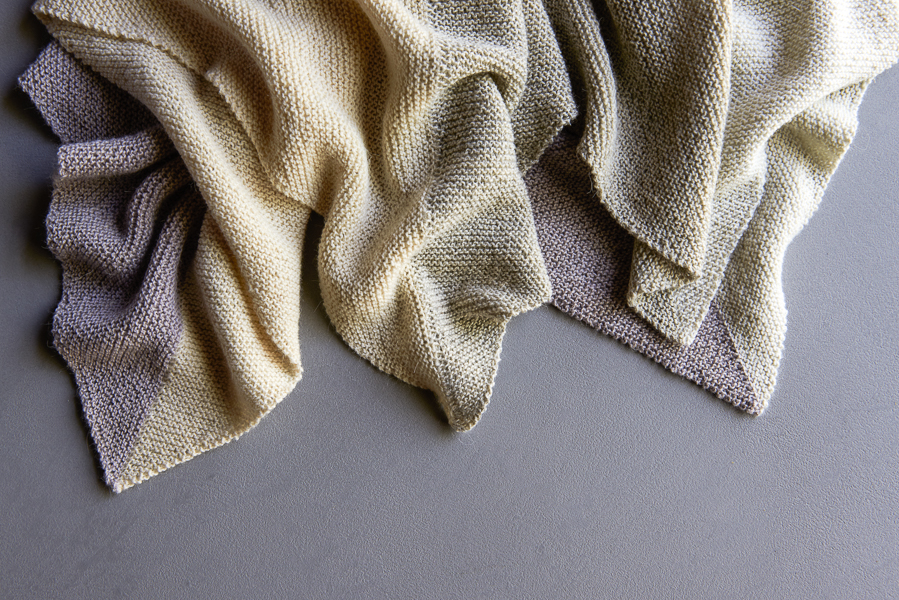 Knit Four Points Baby Blanket | Purl Soho