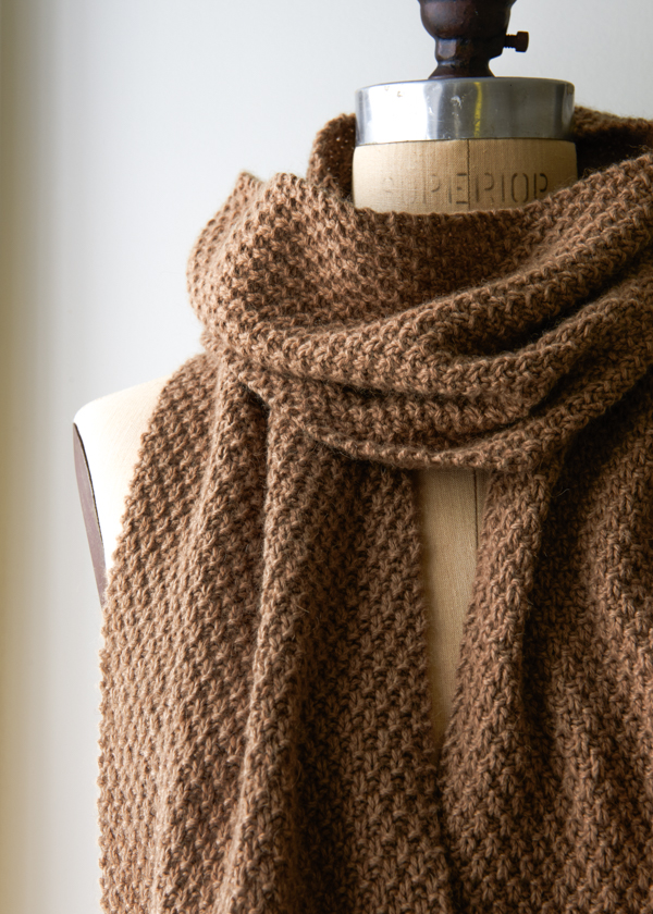 Double Seed Stitch Scarf | Purl Soho