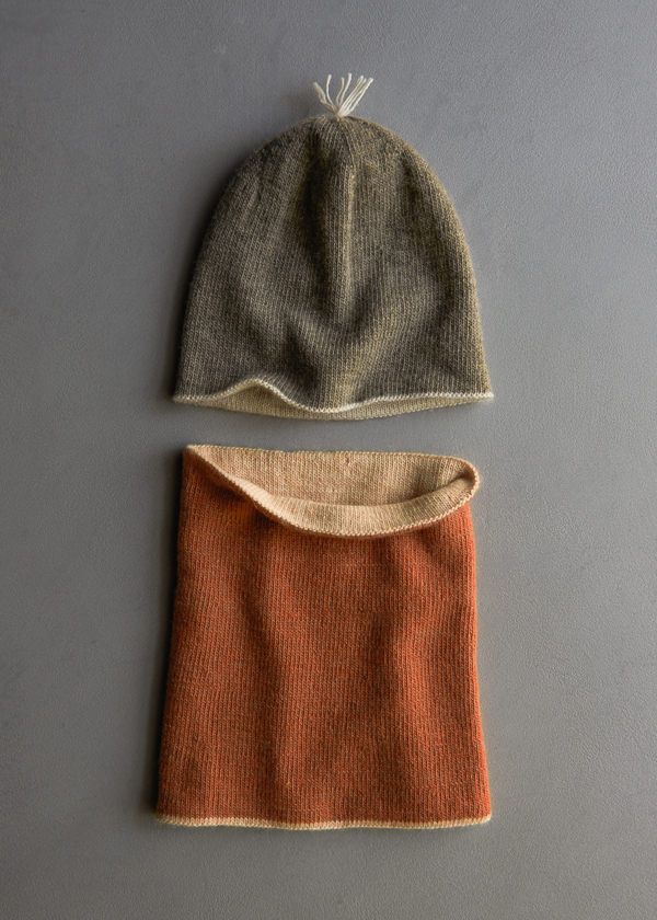 Reversible Hat + Reversible Cowl in New Colors | Purl Soho