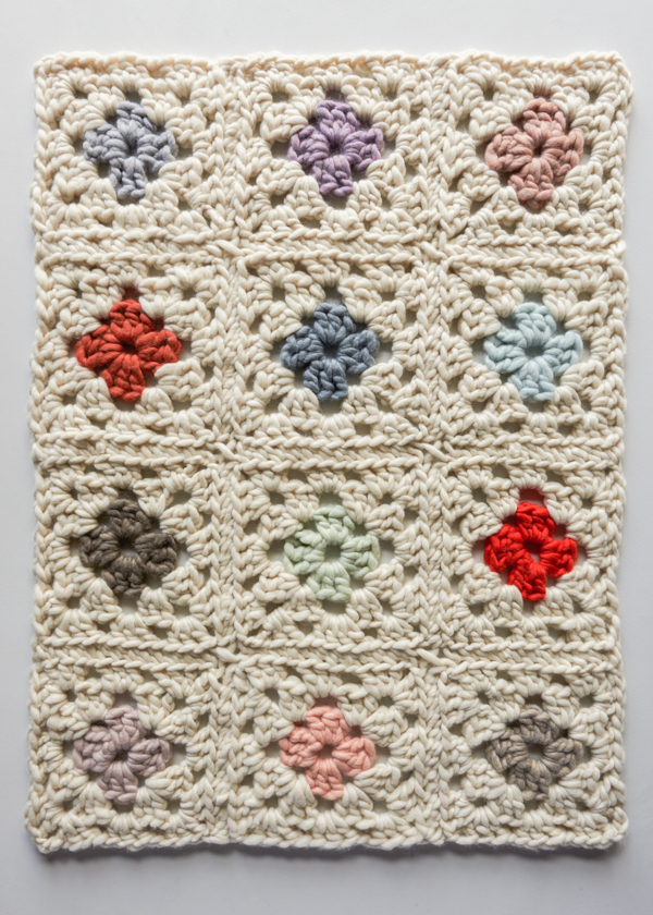 Granny Square Blanket in Gentle Giant | Purl Soho