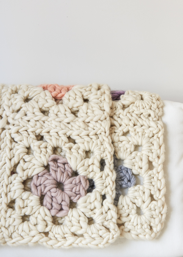 Granny Square Blanket in Gentle Giant | Purl Soho