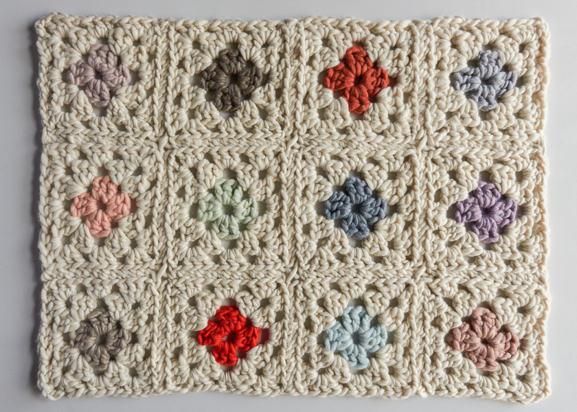 Granny Square Blanket in Gentle Giant | Purl Soho