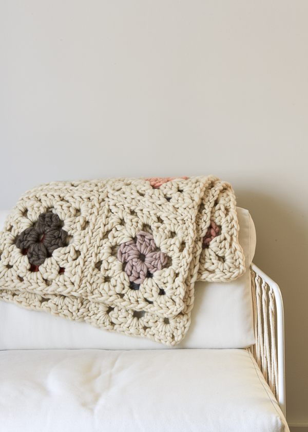 Granny Square Blanket in Gentle Giant | Purl Soho