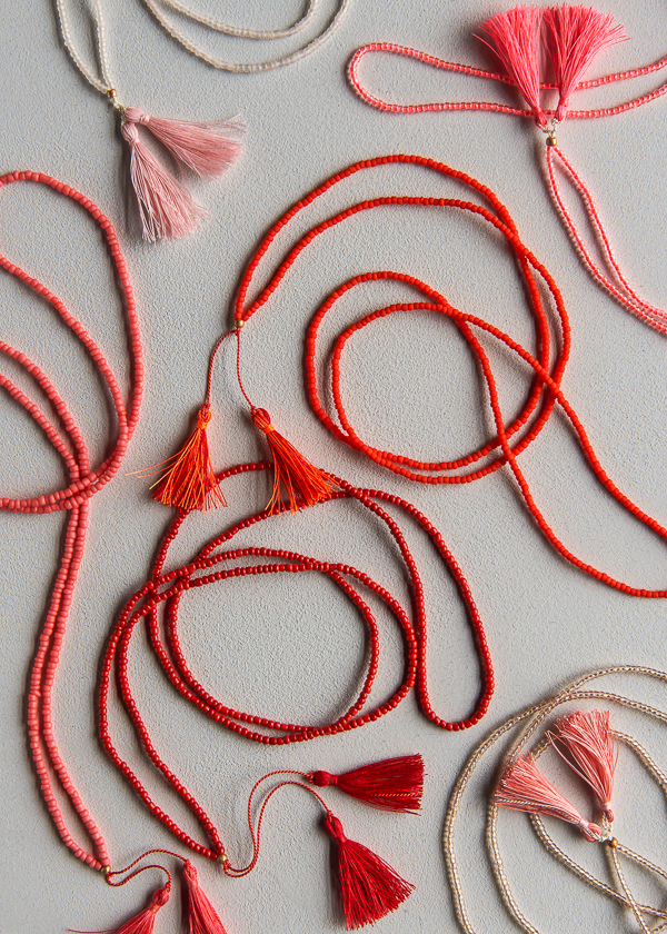 Beads + Tassels Necklaces for Valentine’s Day | Purl Soho