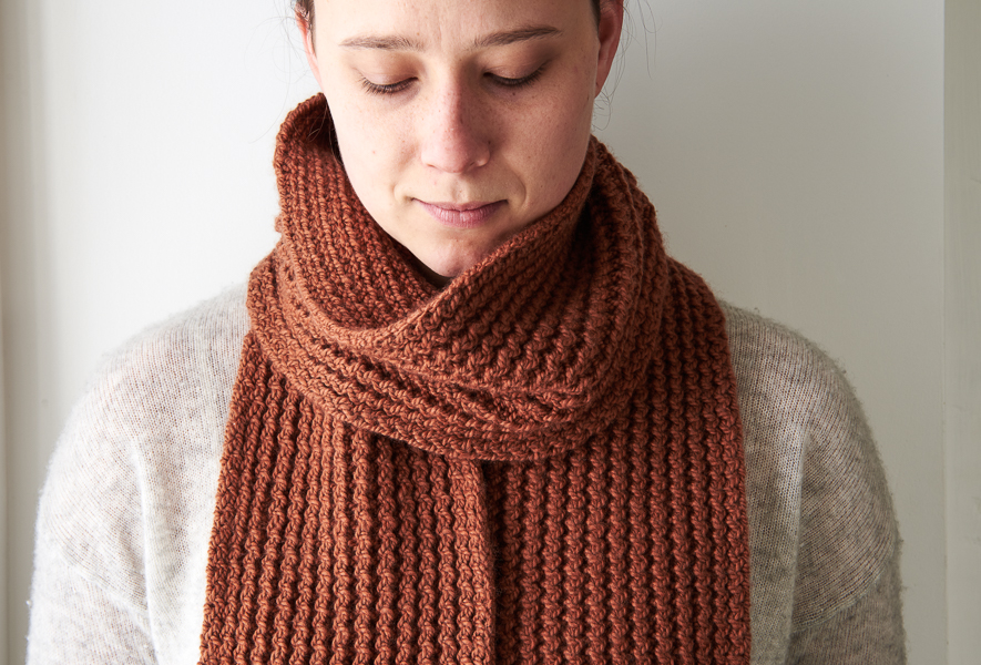 Rick Rack Scarf in Worsted Twist | Purl Soho