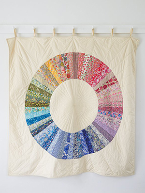 Color-Wheel Quilt In Liberty Of London | Purl Soho