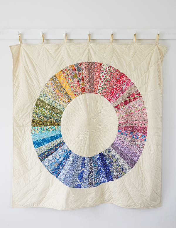 Color-Wheel Quilt In Liberty Of London | Purl Soho