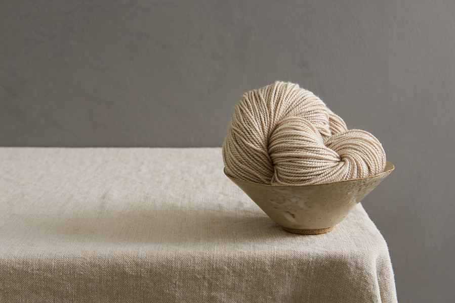 Broken Garter Scarf, Now in Wheat Flour | Purl Soho
