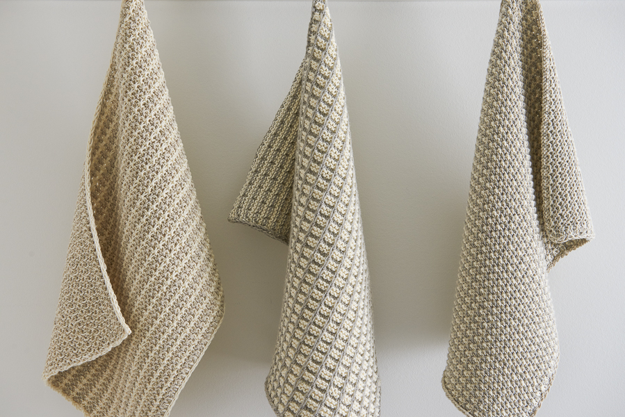Slip Stitch Dishtowels in Cotton Pure | Purl Soho