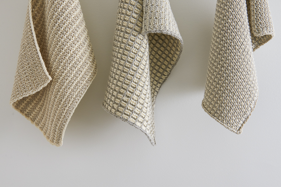 Slip Stitch Dishtowels in Cotton Pure | Purl Soho