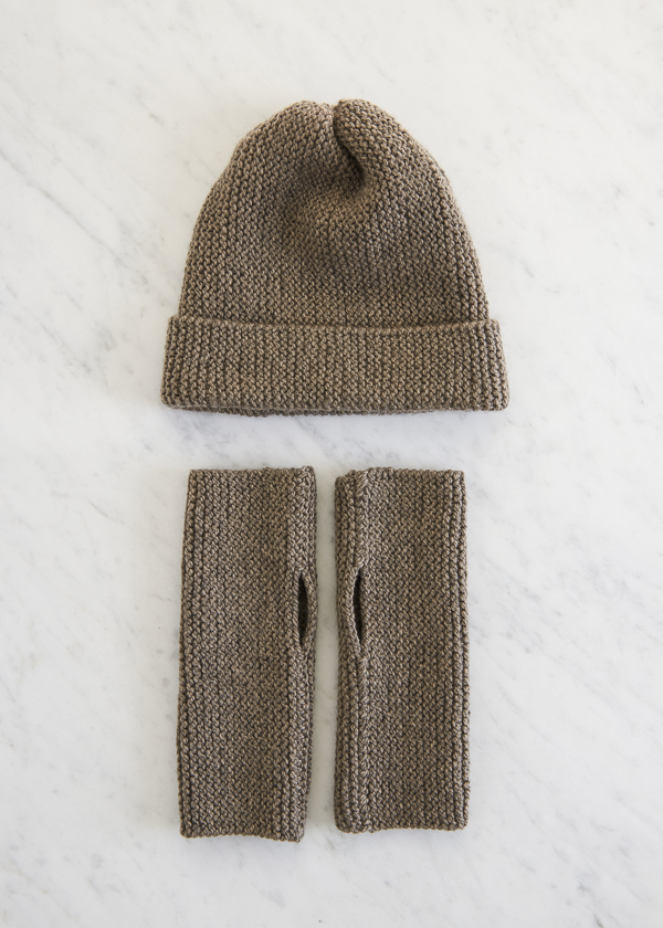 Simple Hand Warmers + Hat in New Colors | Purl Soho