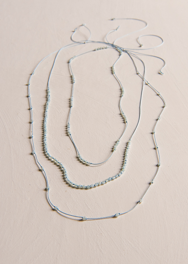 Gemstones + Knots Necklaces | Purl Soho