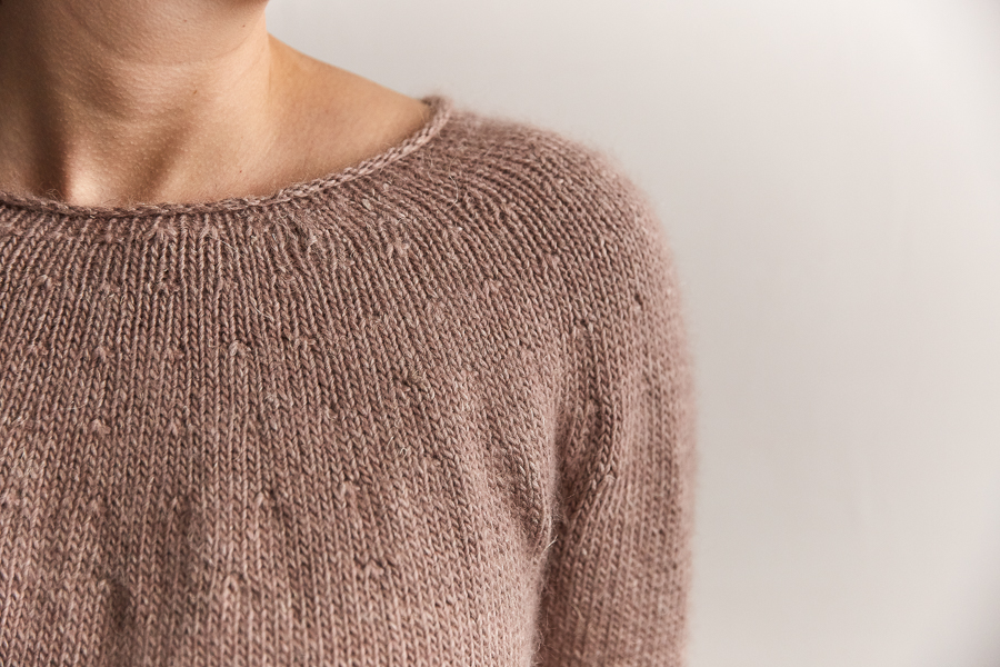Top-Down Circular Yoke Pullover | Purl Soho