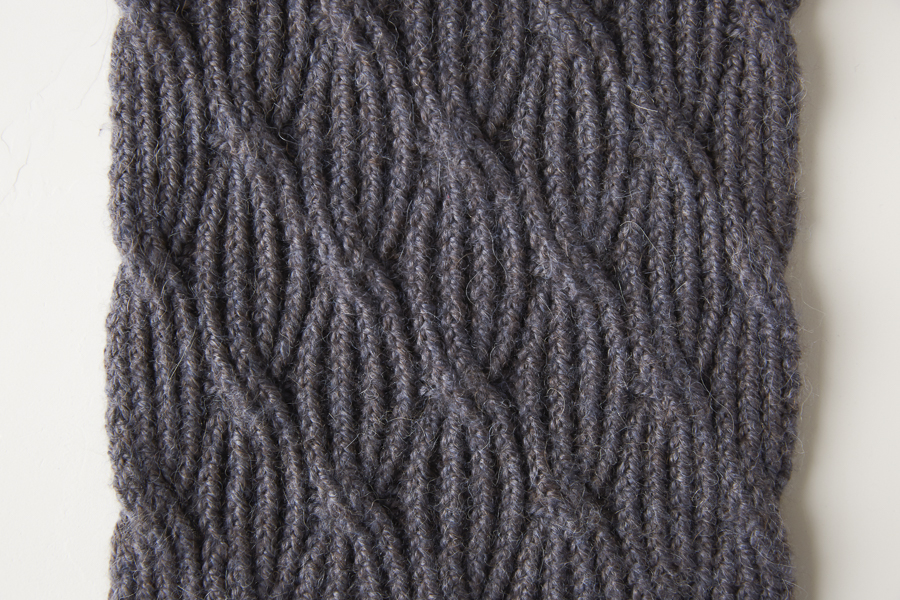 Reversible Rivulet Scarf in Trout Brown | Purl Soho