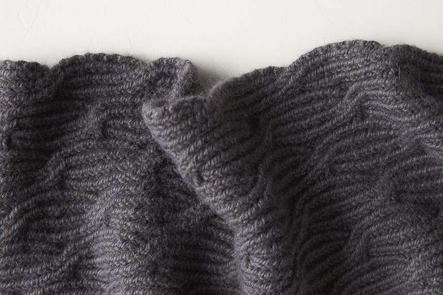 Reversible Rivulet Scarf in Trout Brown | Purl Soho