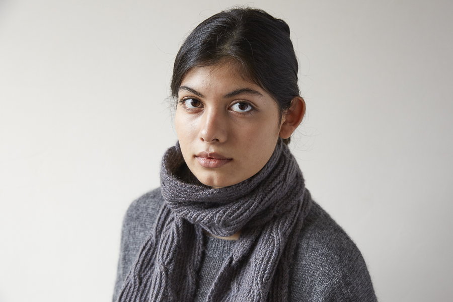 Reversible Rivulet Scarf in Trout Brown | Purl Soho