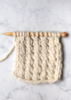 Elongated Mock Cable Stitch | Purl Soho