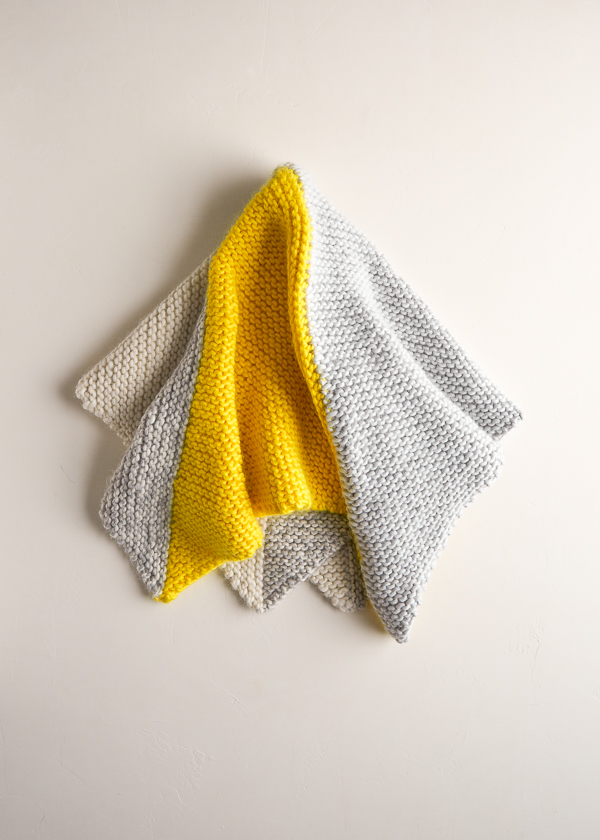 Knit Four Points Baby Blanket | Purl Soho