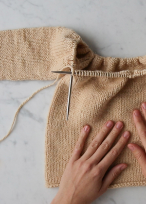 Joining Sleeves to Body | Purl Soho