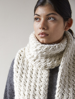 Snow Tracks Scarf | Purl Soho