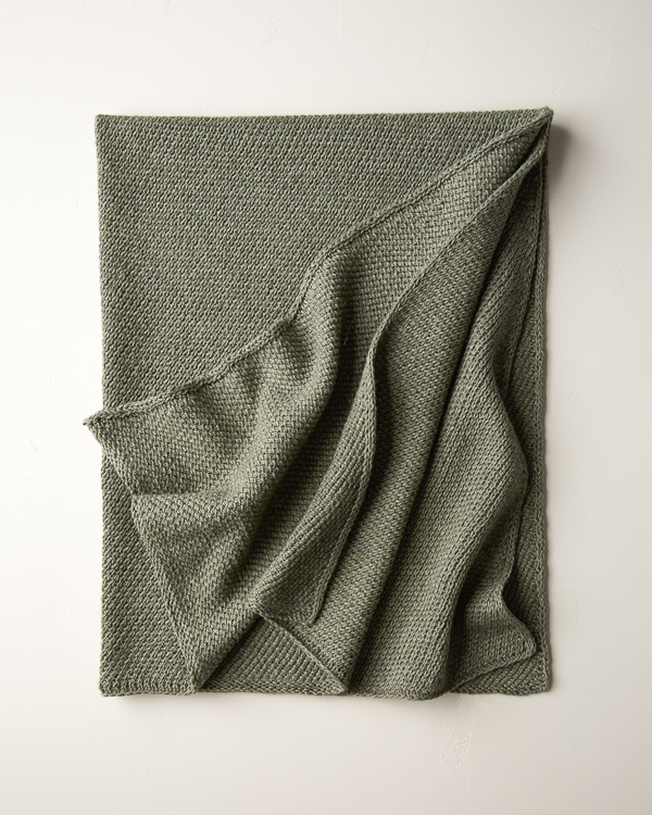 Diagonal Slip Stitch Blanket | Purl Soho