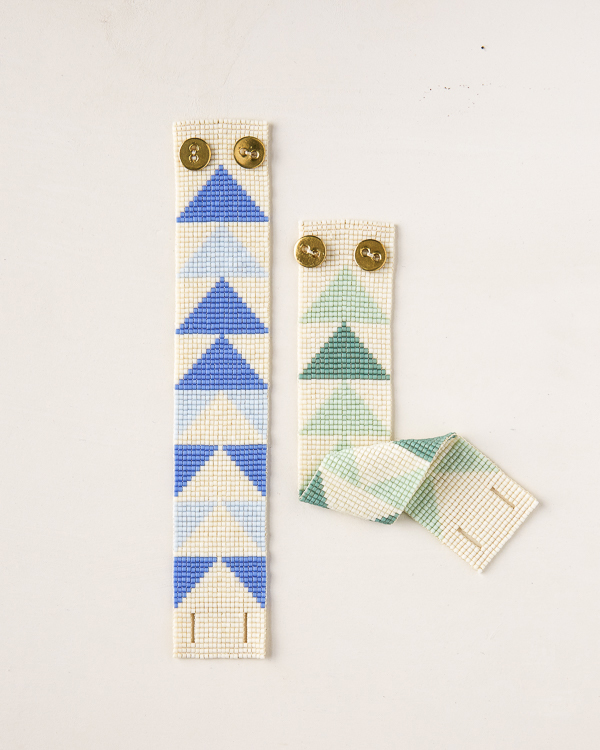 Flying Geese Beaded Cuff | Purl Soho